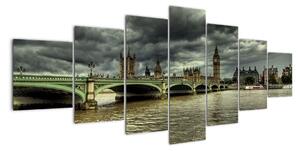 Londýnsky Big Ben - obrazy (Obraz 210x100cm)