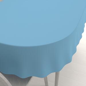 Biante Dekoračný oválny obrus Rongo RG-100 Svetlo modrý 50x100 cm