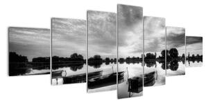 Lode na jazere - obraz (Obraz 210x100cm)