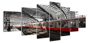 Obraz vlakovej stanice (Obraz 210x100cm)