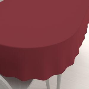 Biante Dekoračný oválny obrus Rongo RG-097 Bordó 80x120 cm