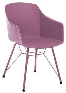 Jídelní židle CLARA růžová