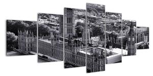 Britský parlament - obraz (Obraz 210x100cm)