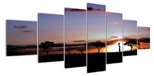 Západ slnka - obraz (Obraz 210x100cm)
