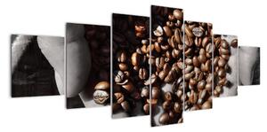 Kávové zrná - obraz (Obraz 210x100cm)