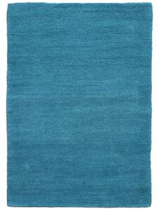 Tiwari Carpet , Ručne všívaný kusový koberec Asra wool petrolej, 60x110, modrá, obývacia izba