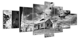 Opustený dom - obraz (Obraz 210x100cm)