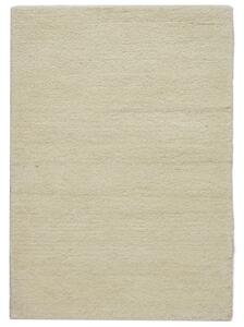 Tiwari Carpet , Ručne všívaný kusový koberec Asra wool cream, 60x110, biela, obývacia izba