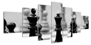 Šachovnica - obraz (Obraz 210x100cm)
