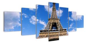 Eiffelova veža - moderný obraz (Obraz 210x100cm)