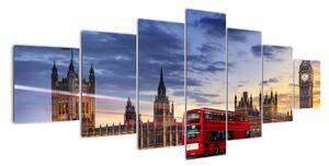 Londýn - moderný obraz (Obraz 210x100cm)