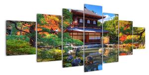 Japonská záhrada - obraz (Obraz 210x100cm)