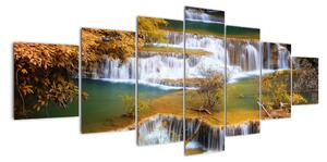 Vodopád - obraz (Obraz 210x100cm)