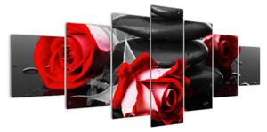 Obraz ruží (Obraz 210x100cm)