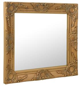 Nástenné zrkadlo v barokovom štýle 60x60 cm zlaté