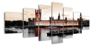 Panorama Londýna - obraz (Obraz 210x100cm)