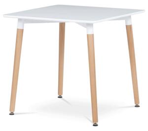 Jedálenský stôl DT-303 biely / naturálny