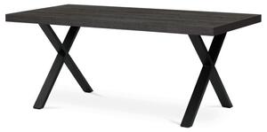 Jedálenský stôl HT-R5316 sivý dub / čierny