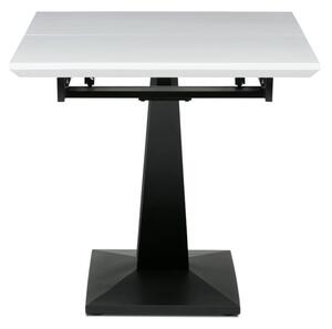 Jedálenský rozkladací stôl HT-W1630 biely / čierny
