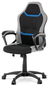 Detská otočná stolička čierna KA-L611 BLUE