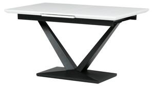 Jedálenský rozkladací stôl HT-W1630 biely / čierny