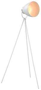 Trojnohá stojanová lampa kovová biela E27
