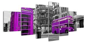 Abstraktný obraz - Londýn (Obraz 210x100cm)