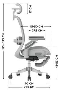 Kancelárska stolička LeadPro 8.7 Grey