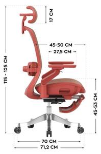 Kancelárska stolička LeadPro 8.7 Red