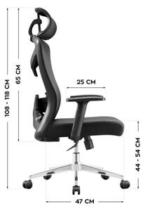 Kancelárska stolička Manager 2.6 Black