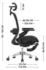 Kancelárska stolička LeadPro 8.7 Black
