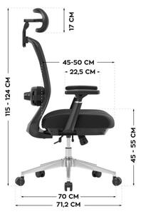 Masážna kancelárska stolička Leadpro 6.0 Black