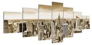 Panorama New York, obraz (Obraz 210x100cm)