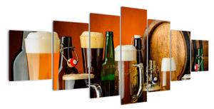 Pivo - obraz (Obraz 210x100cm)