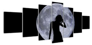 Silueta ženy, obraz (Obraz 210x100cm)