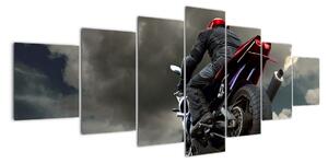 Obraz motorkárov (Obraz 210x100cm)