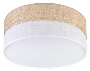Stropné svietidlo SIRJA DOUBLE BOHO 2xE14/15W/230V priemer 35 cm béžová/biela