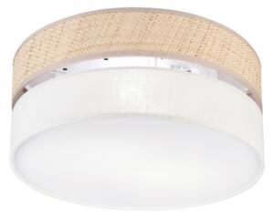 Stropné svietidlo SIRJA DOUBLE BOHO 2xE14/15W/230V priemer 35 cm béžová/krémová