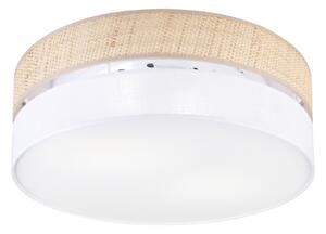 Stropné svietidlo SIRJA BOHO 2xE27/15W/230V priemer 45 cm béžová/biela