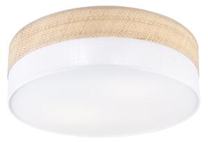 Stropné svietidlo SIRJA BOHO 2xE27/15W/230V pr. 45 cm béžová/biela