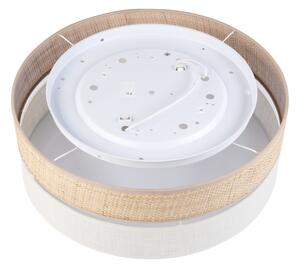 Stropné svietidlo SIRJA BOHO 2xE27/15W/230V priemer 45 cm béžová/krémová
