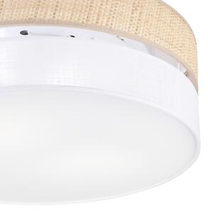 Stropné svietidlo SIRJA BOHO 2xE27/15W/230V priemer 45 cm béžová/biela