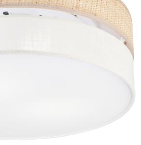 Stropné svietidlo SIRJA BOHO 2xE27/15W/230V priemer 45 cm béžová/krémová