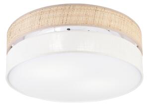 Stropné svietidlo SIRJA BOHO 2xE27/15W/230V priemer 45 cm béžová/krémová