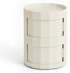 HAY Úložný stolík Facet Cabinet 20, eggshell