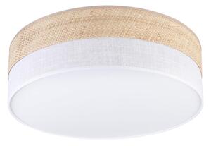 Stropné svietidlo SIRJA BOHO 2xE27/15W/230V pr. 45 cm béžová/biela