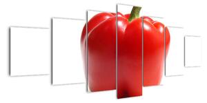 Paprika červená, obraz (Obraz 210x100cm)
