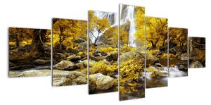 Obraz jesennej krajiny na stenu (Obraz 210x100cm)