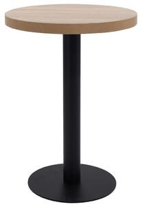 Bistro stolík bledohnedý 60 cm MDF