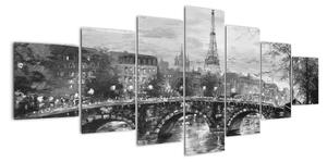 Obraz Paríža na stenu (Obraz 210x100cm)